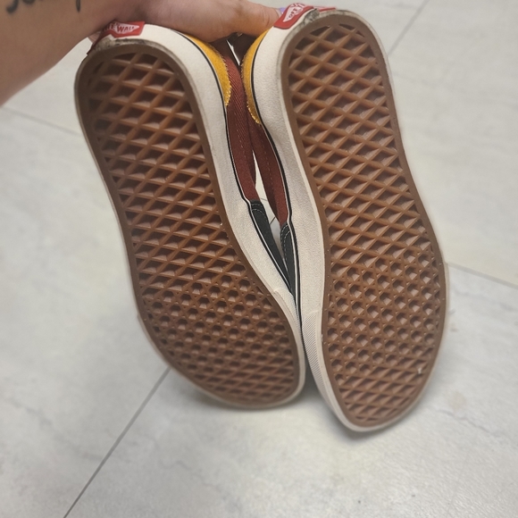 Vans - Green, Red, Hot Pink, and Yellow like New 5.5 Mens 7.0 Womens - Picture 6 of 7